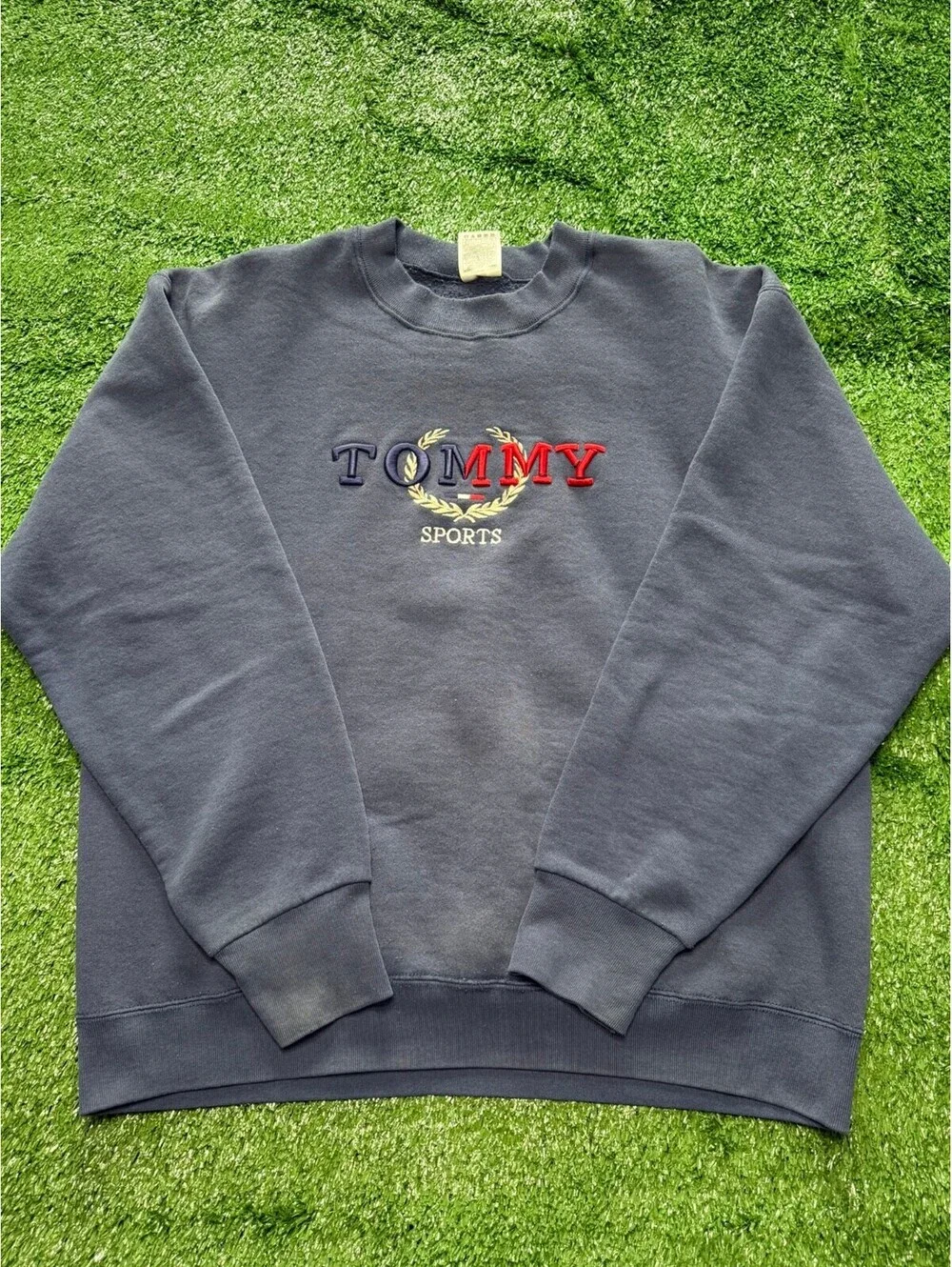 Vintage 90s Y2K Tommy Hilfiger Bootleg Crewneck | Size Large